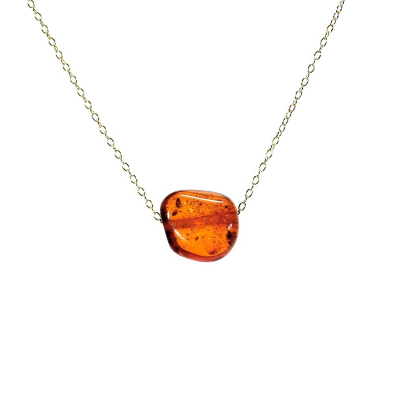 Baltic amber necklace  amber necklace  fossil necklace  sap