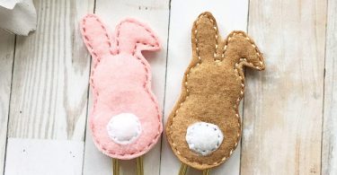 Bunny Tail Bottom Planner Clip  Easter Planner Clip  Cute