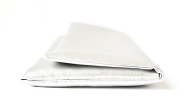 Clutch Silver Clutch Faux Lether Silver Hand Bag Purse