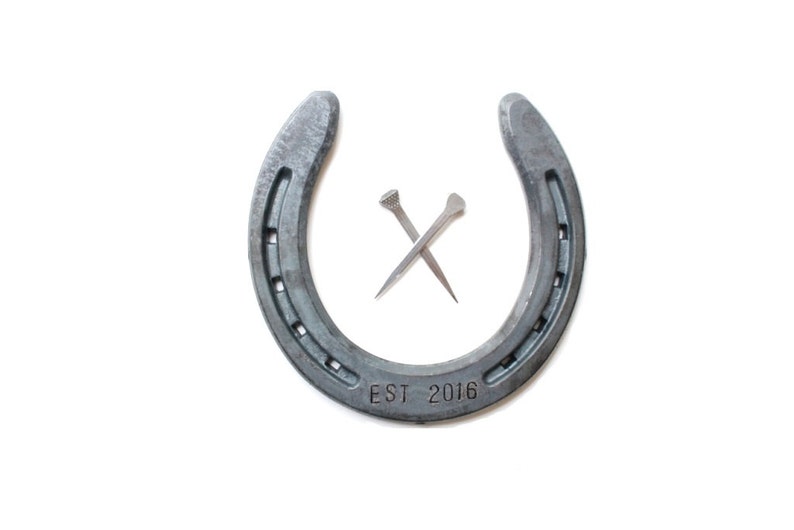 Engraved Horseshoe . Horse Shoe Decor . 1st home . horse decor