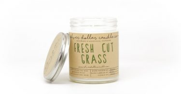 Fresh Cut Grass 8oz Scented Candle Strong Scented Candles