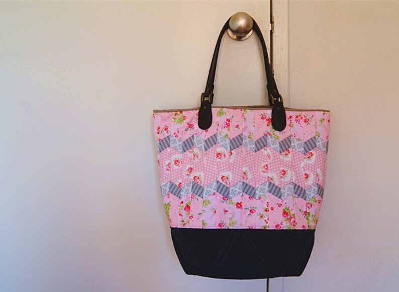 Handmade Seminole patchwork padded bag