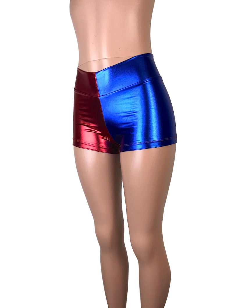 Harley Quinn Mid-Rise Booty Shorts  club or rave wear