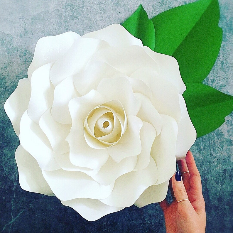 Large Gardenia Paper Flowers Gardenia Flower Templates Giant