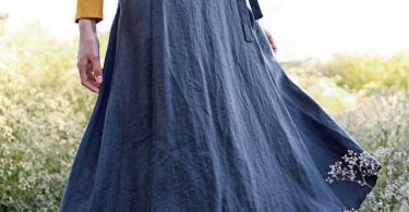 Long Linen Wrap Skirt FRIDA  Maxi Linen Skirt Maxi Wrap