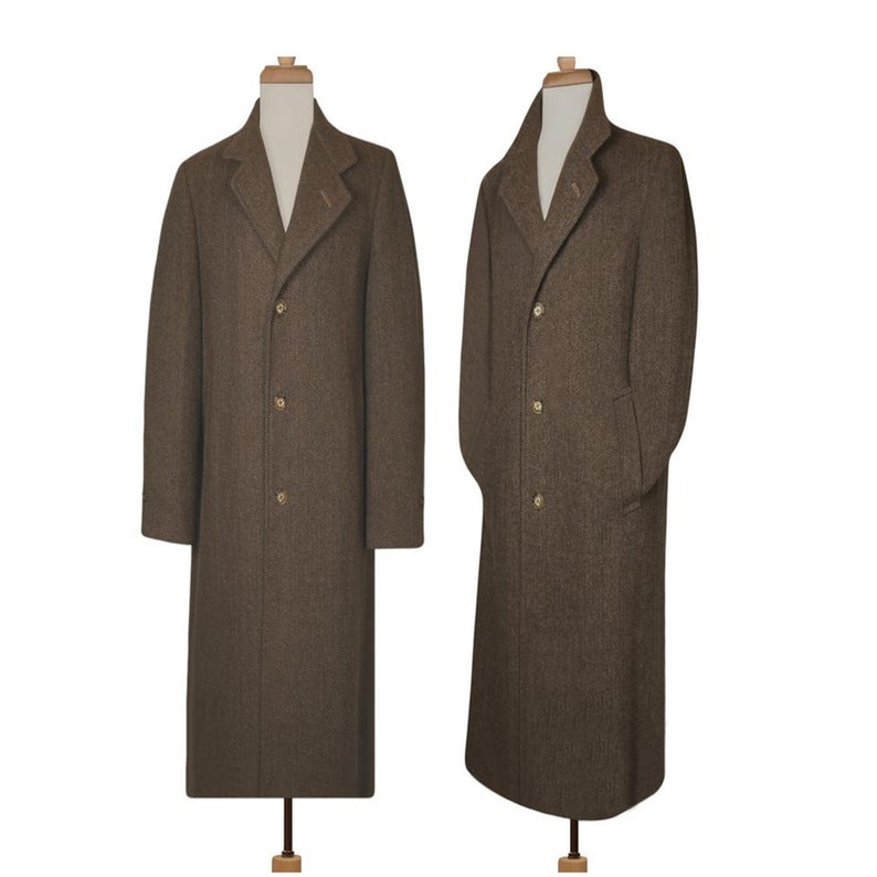 Men’s Long Coat Wool Coat Winter Coat Long Wool Coat