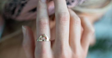 Mountain Ring gold or silver mountain ring mountains are