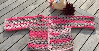 PDF crochet pattern baby/kids jackets Gr. 62/68 74/80 86/92