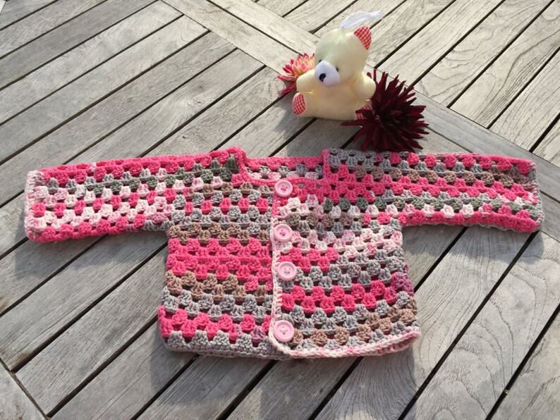 PDF crochet pattern baby/kids jackets Gr. 62/68 74/80 86/92