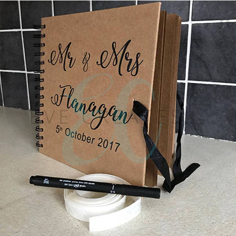 Photo Guest Book Set 8×8  Wedding  Christening  Birthday