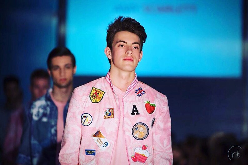 SOLD OUT Pink Bomber Jacket Mens