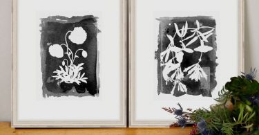 Set of 2 Prints  SMc. Originals  watercolor print