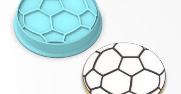 Soccer Ball Cookie Cutter  SHARP EDGES  FAST Shipping