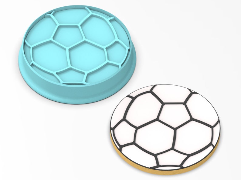 Soccer Ball Cookie Cutter  SHARP EDGES  FAST Shipping