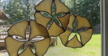 Stained glass sand dollar. Unique original design. Beach time