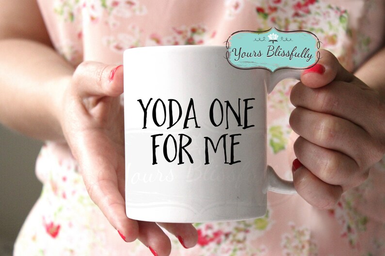 Star Wars Valentine MugYoda Mug Personalised Star Wars Movie