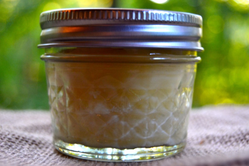 Swarmlovin’ Beeswax Wood Polish  4 oz Glass Jar  Natural