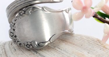 Vintage Spoon Ring Flirtation Silverware Spoon Ring