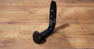 Bent Railroad Spike Coat Hook Rustic Coat Hook Rustic Coat
