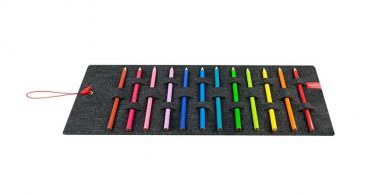CLEARANCE // Wool Felt Pencil Case Roll