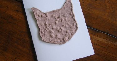 Cat sympathy card Vet sympathy  Made from plantable seed