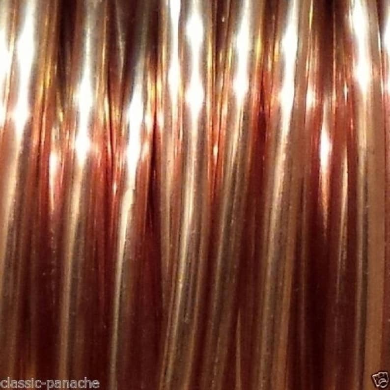 Copper Half Round Wire 99.9% Pure 1 2 5 10 20 40 or 60Ft