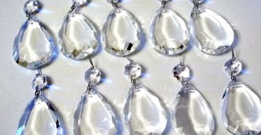 Excellent Quality 2 Chandelier Crystal Teardrop Lot of