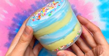 Funfetti birthday cake butter/cloud cream slime 8 oz