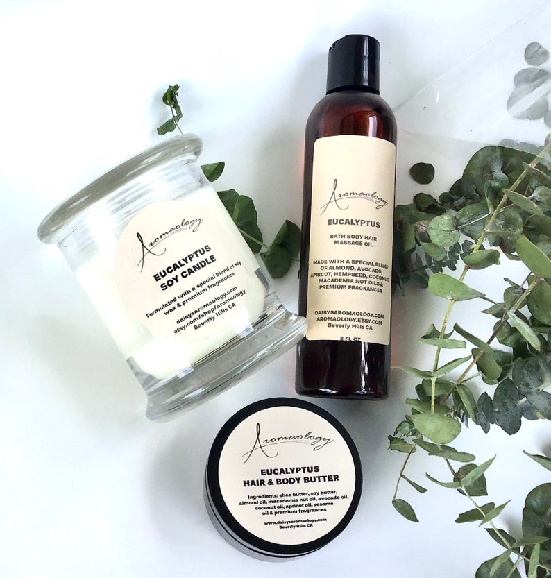 Gift Set Eucalyptus Gift Set All Natural Gift Set Gifts for