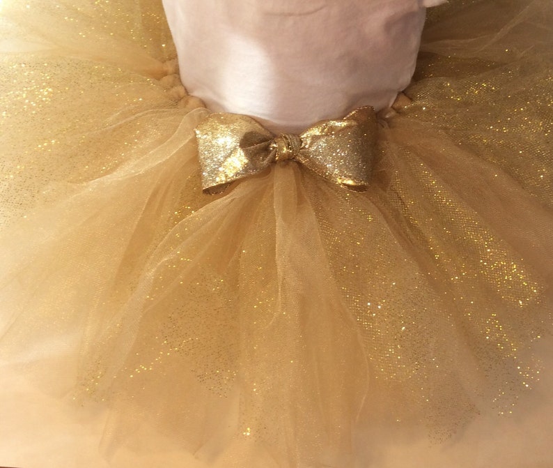 Gold tutu glitter tutu gold glitter tutu newborn tutu baby