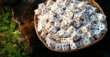Handmade Bone Die Viking Dice Medieval Dice Carved Dice