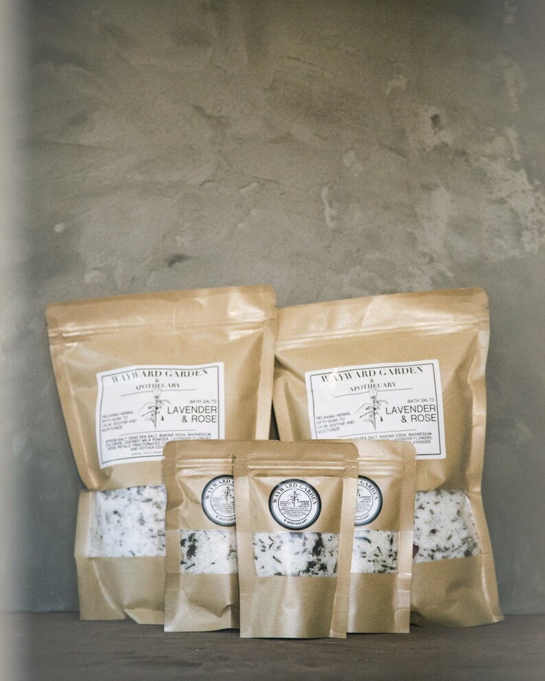 Lavender and Rose Bath Salts
