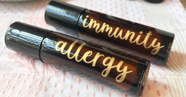 SET of TEN Labels for 10ml Roller Bottles JL  Roller Bottle