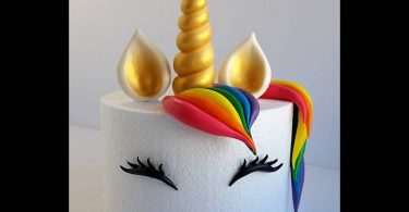 Unicorn Cake Topper Kit Customizable Edible Fondant