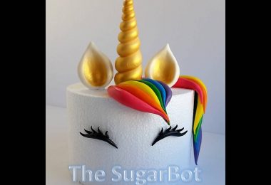Unicorn Cake Topper Kit Customizable Edible Fondant