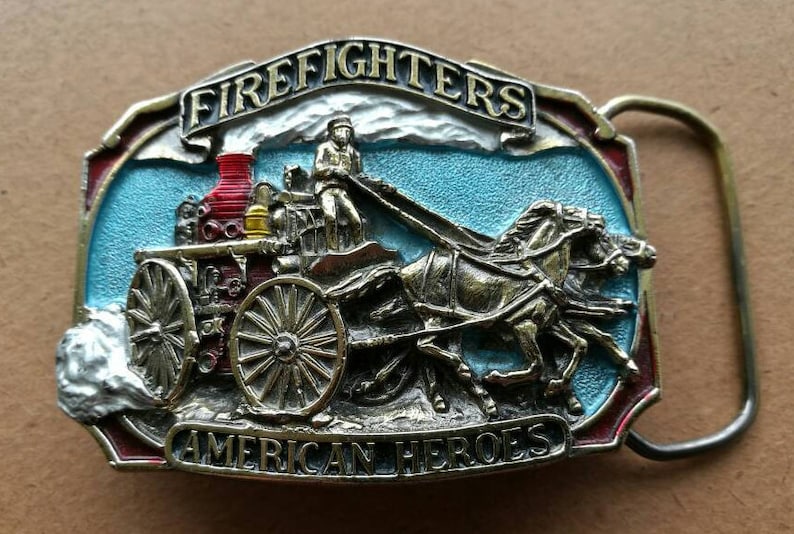 Vintage Great American Products Pewter Belt Buckle.